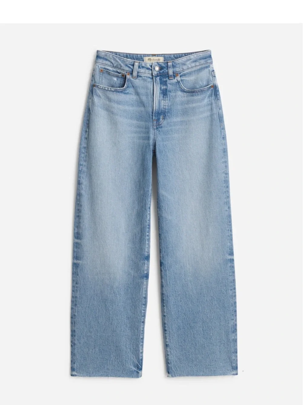 Madewell Curvy Perfect Vintage Wide-Leg Crop Jean Hallstead Wash - Picture 6 of 13